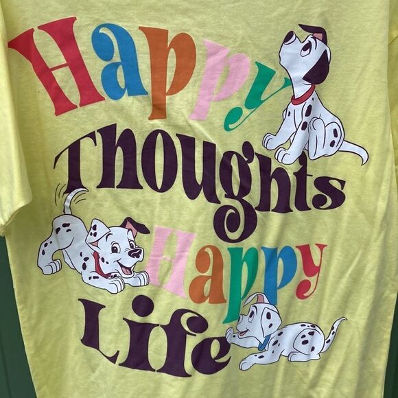 WOMEN’S Juniors Disney 101 Dalmatians Oversized Short Sleeve T-Shirt Size XS - Picture 4 of 7